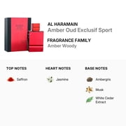 Amber Oud Exclusif Sport by Al Haramain, 2oz Extrait De Parfum Spray for Unisex