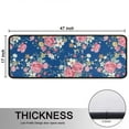 thumbnail image 5 of Kitchen Rugs Sets Of 2,Pioneer Flower Floral Print Pattern Anti Fatigue Kitchen Mat Rugs Non Slip Washable,Decorative Kitchen Floor Mats for Kitchen,Sink,Laundry,17"x47"+17"x47", 5 of 5