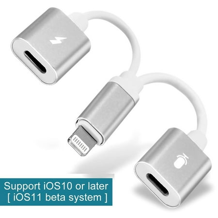 iphone splitter iphone 7 adapter splitter lightning headphone audio charge cable support iphone splitter iphone 7 adapter splitter lightning headphone audio charge cable support
