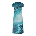 thumbnail image 5 of Qiopertar Robe pour Femmes, Été 2023 Coton Lin Boho Mode Décontractée Robe Sans Manches Vacances Liquidation Livraison Gratuite à Moins de 5$ jusqu'à 90 % de Réduction, 5 of 5
