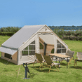 thumbnail image 3 of Inflatable Camping Tent 6.6m2 Large Space, 6-8 Person Glamping Tent With Sturdy Canvas, 360° Ventilated Windows, Easy Setup Air Pump Included, For Outdoor Camping And Backyard, 3 of 6