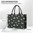 thumbnail image 3 of Large Capacity Tote Bag,Pioneer Flower Floral Print Pattern Handbag Fashion Luxury Tote Bag,15.7"x13"x 5.1" Inches,Laptop Compatible, 3 of 6