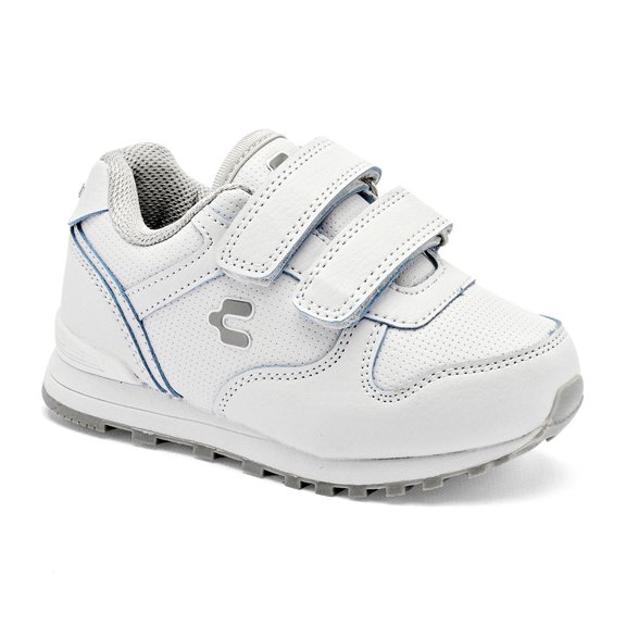 Tenis Charly Blanco Gris para Preescolar Niña