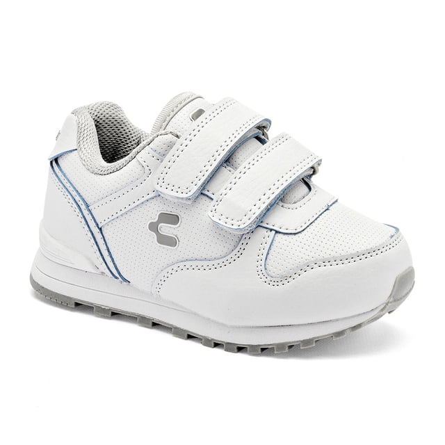 Tenis Charly Blanco Gris para Preescolar Niña