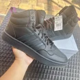 thumbnail image 1 of Adi - das Hoops 3.0 Winter Mid Black Shadow Green Gum Men's Shoes GZ6681 Size 11.5, 1 of 6