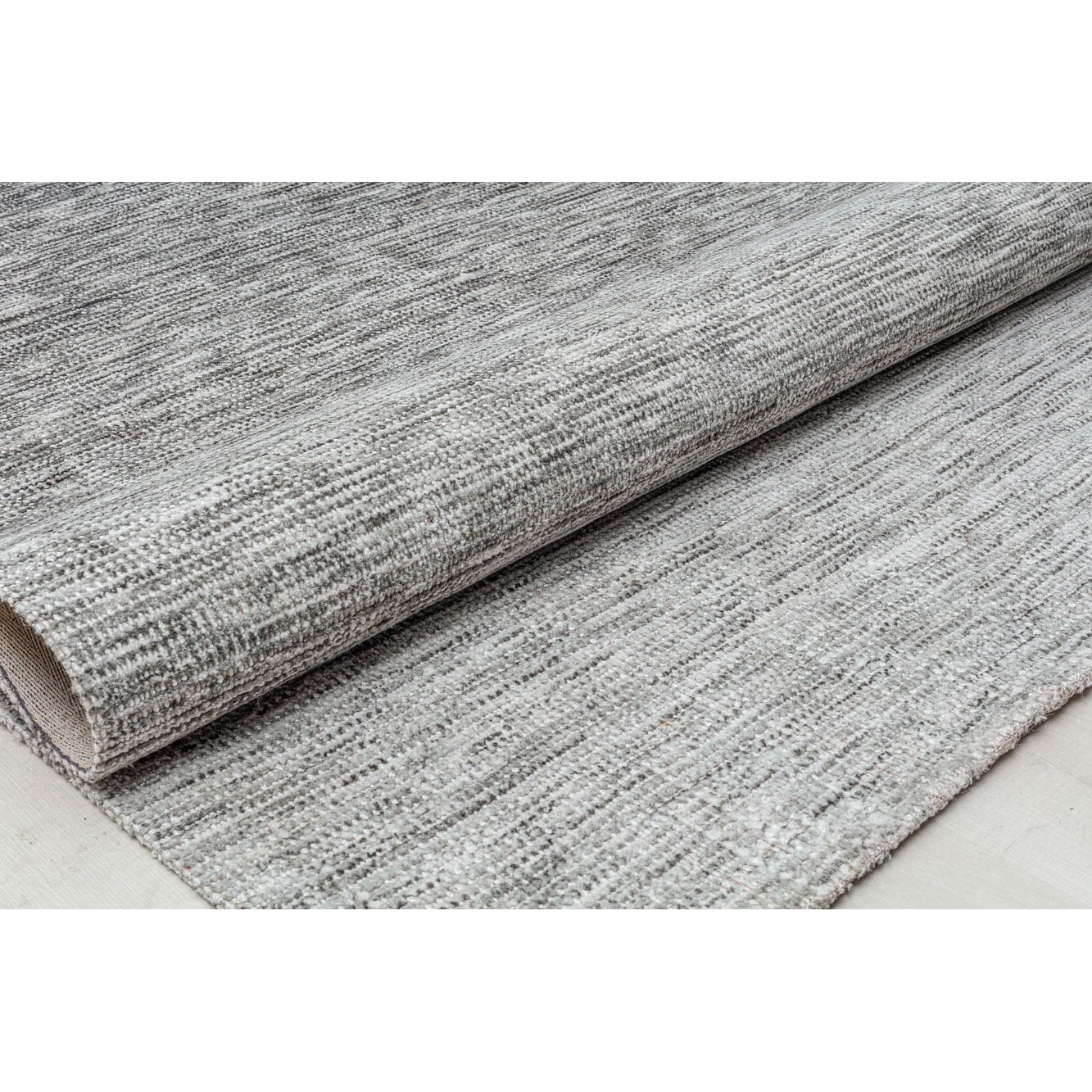 Rugs America RW10C Charcoal Solid Bohemian Black Area Rug, 5’0”x7’0” Ideal for Living Room, Bedroom, Dining Room and More