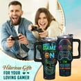thumbnail image 2 of Gamer Gift for Men from Daughter, Son, Kids, Wife - 40oz Game Tumbler With Handle and straw for Father''s Day, Christmas, Birthday, Valentines Day - 40 oz Stainless Steel Tumbler for Gaming Men, 2 of 6