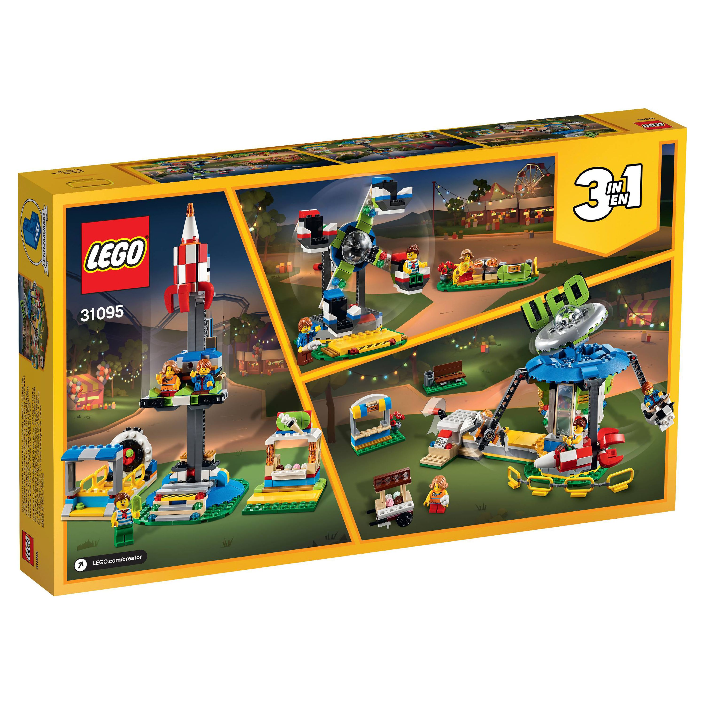 LEGO Creator Fairground Carousel 31095 Space-Themed Building Kit (595 Pieces) - image 5 of 8