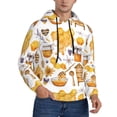 thumbnail image 2 of Junzan Honey Bee Set for Men's Hoodie - Fall Pullover Hooded Sweatshirt-Hooded Sweatshirt for Men - Men's Stylish Sweatshirt for Winter & Autumn-4X-Large, 2 of 7