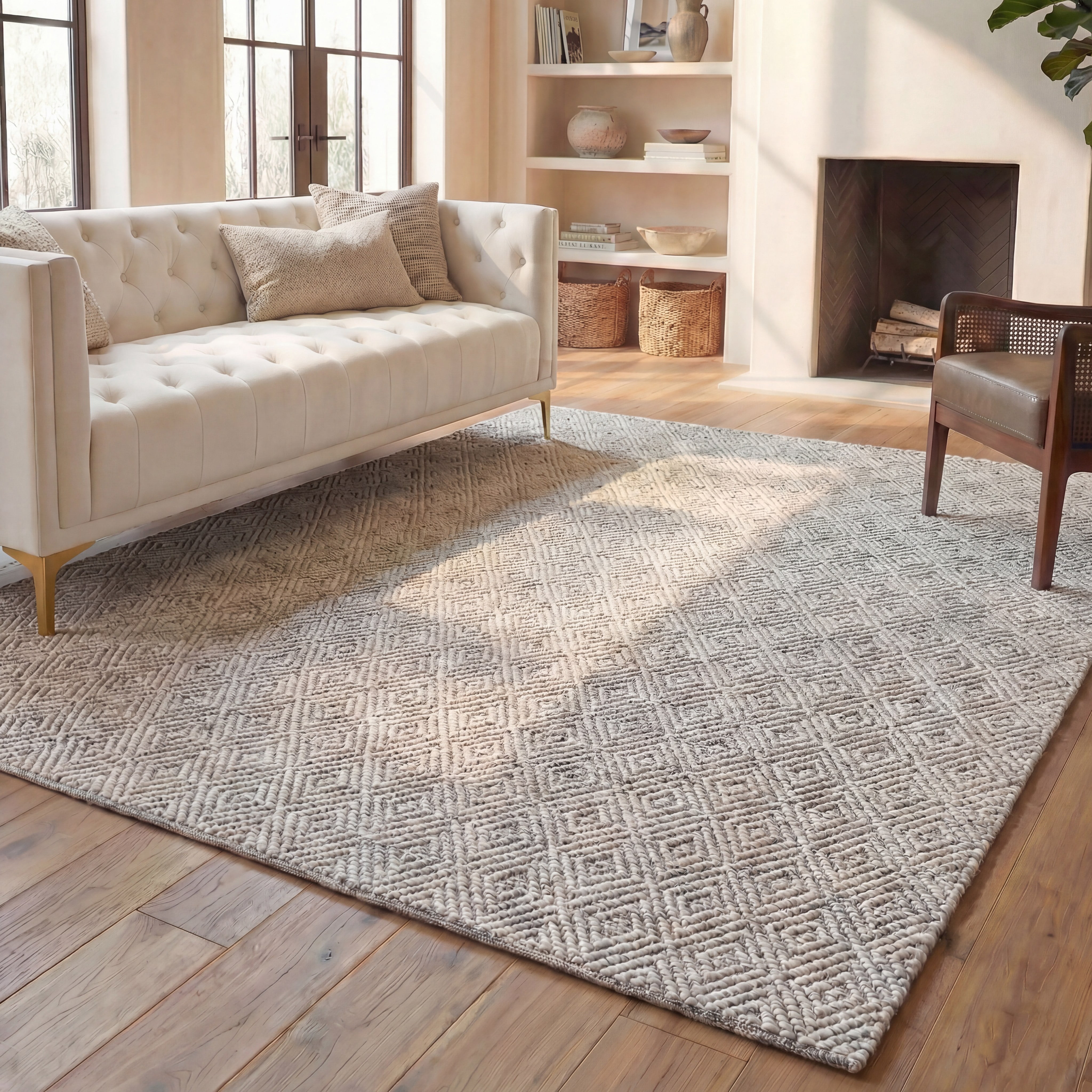 Safavieh Natura Eanna Geometric Area Rug, Camel/Gray, 2' x 3'