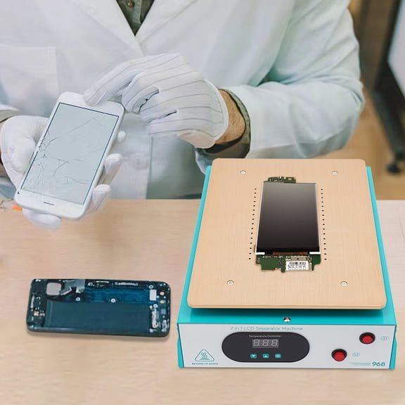 Mobile Phone Repair Machine, 34x26.8x10.2cm Compact Body with LED Display, for Training Centers/Technicians