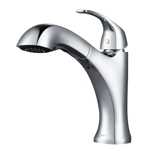 KRAUS Oren Dual Function PullOut Kitchen Faucet, Chrome Finish