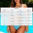 thumbnail image 3 of Traje de baño tankini de mujer de color liso con tirantes, bañador tipo bikini de dos piezas, traje de baño dividido, traje de baño de dos piezas para mujer, trajes de baño tankini para mujer, traje d, 3 of 9