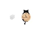 thumbnail image 1 of caso de tejido,Caja de almacenamiento de papel higiénico para montaje en pared,Reloj de pared,Reloj de pared decorativo para baño o dormitorio,Reloj de pared para gatos silencioso,sin, 1 of 8