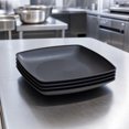 thumbnail image 5 of Square Dinner Plates, Plastic Picnic Plates Reusable, Square Dessert Snack, Lunch Appetizer Salad Plates, Kitchen Dinnerware Dishes for Camping Party Grill, 5 of 6