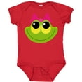 thumbnail image 3 of Inktastic Frog Face girl Girls Baby Bodysuit, 3 of 5
