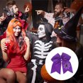 thumbnail image 3 of Ofertas Únicas 1 Pc Gomas para el Cabello Lazos de Halloween para Mujeres Morado, 3 of 5