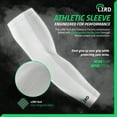 LZRD Tech Football Sleeve Max Grip Compression Arm Sleeve with