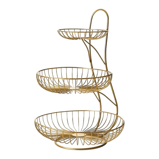 zhangmingg Sturdy Metal Countertop Organizer for Kitchen Pantry Food Display and Efficient Storage Rack