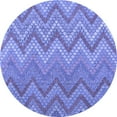 thumbnail image 1 of Ahgly Company Indoor Round Southwestern Blue Country Area Rugs, 3' Round, 1 of 4
