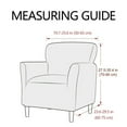 thumbnail image 5 of PPgejGEK Waterproof Milk Silk Sofa Cover Elastic Solid Color Chair Slipcover Non Slip Easy Care Pet & Kid Friendly Single Seat Protector Home Decor 35.43x27.56 Inch, 5 of 9