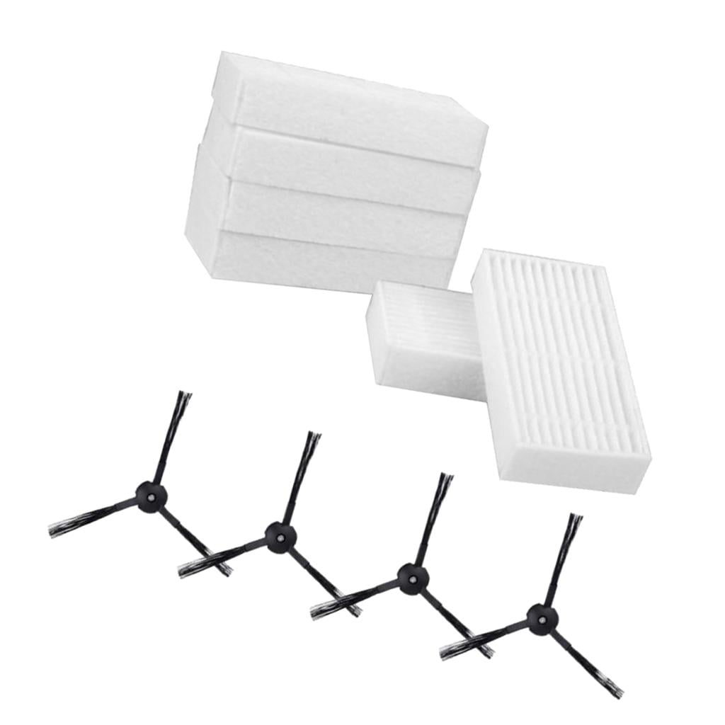 Details about   10X Sweeping Robot Parts ILIFE Replacement Kits Side Brush Hepa Filter Cloth 