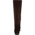 thumbnail image 3 of Sam Edelman Clive Chocolate Brown Squared Toe Stacked Heel Knee High Boots (Chocolate Brown, 5), 3 of 6