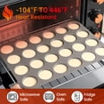 thumbnail image 3 of CAKETIME Silicone Muffin Pan Mini 24 Cups Cupcake Pan, Nonstick Food Grade Silicone Baking Pan 1 Pack, 3 of 8