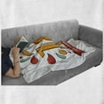 thumbnail image 6 of 18th Birthday Soft Flannel Fleece Throw Blanket, Multicolored Digital Print on 18 Years Happy Birthday Lettering Print, Cozy Plush for Indoor and Outdoor Use, 50" x 60", Multicolor, by Ambesonne, 6 of 6