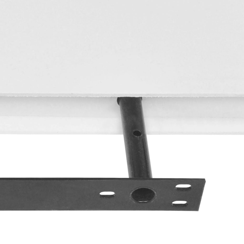 2 Floating Wall Shelves, Wall Decor Display Rack for Book/DVD Storage