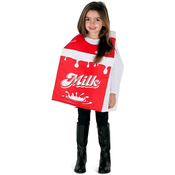 Dress Up America Milk Carton Costume for Kids - Product Comes Complete with: Tunic Large/Medium