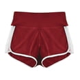 thumbnail image 2 of Yanyanz Shorts for Women,Women'S 2025 Summer Shorts High Waist Butt Lifting Shorts Fitness Sports Pants Hollow Splicing Shorts Gym Shorts Women Workout Shorts Women Clearance Red L, 2 of 4