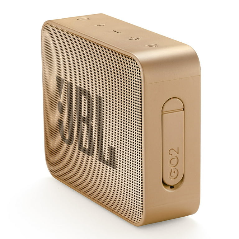 JBL GO 2 Bluetooth Portable Waterproof Speaker - Champagne Walmart.com