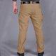 thumbnail image 5 of Pantalones largos para hombre, con botones, cremallera, informales, multibolsillos, deportivos, gruesos, 5 of 6