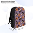 thumbnail image 4 of Gaeub Vintage Halloween Black Cat Print Unisex Backpacks, College Bookbag,Daypack with Padded 15" Laptop Sleeve,for School, Work, and Travel, 4 of 8