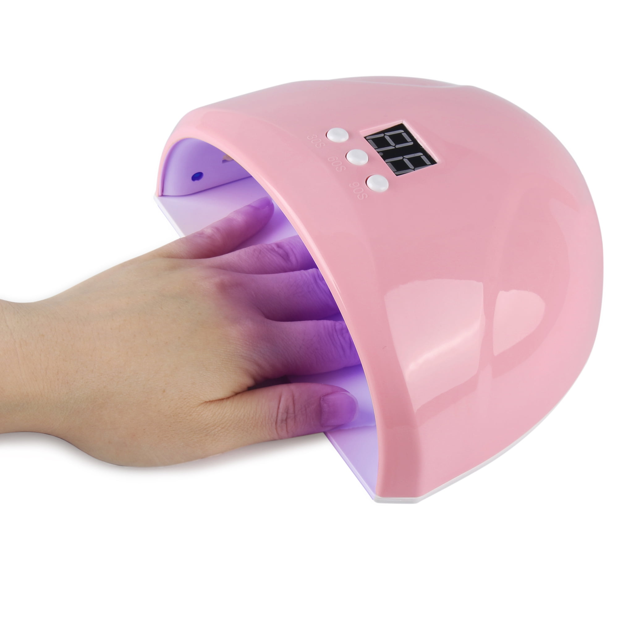 Como Secar Las Uñas Super Rápido Makeup Machine 36W 12LED Digital Display Nail Dryer Machine UV Lamp  Quick-drying UV Gel Nail Light Machine Nail - Walmart.com