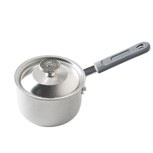 Nordic Ware 1 5 Qt Sauce Pan With Lid Aluminum With Stainless Steel Lid Lifetime Warranty 5 75 X 5 75 X 3 50 Walmart Com Walmart Com