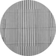 thumbnail image 1 of Ahgly Company Indoor Round Abstract Gray Contemporary Area Rugs, 7' Round, 1 of 1