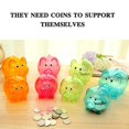 thumbnail image 4 of Piggy Bank Money Box Saving Cash Fun Gifts Plastic Pig. Kids W5F8, 4 of 9