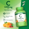 thumbnail image 5 of Vitamin C with Rose Hips and Bioflavonoids | 1000mg | 100 Quick Release Capsules | by Nature's Truth, 5 of 7