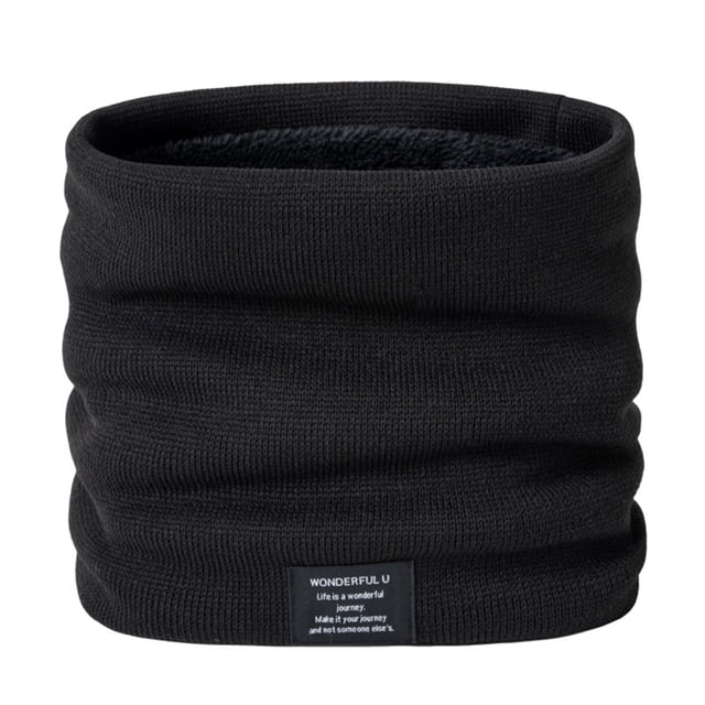 FOCUSNORM Chauffe-Nuque Confortable Mode Imprimé Lettre Hiver pour Hommes