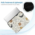 thumbnail image 2 of FORMRS 13-13.3 inch Laptop Sleeve Case Soft Carrying Quilted Computer Bag Cover, Halloween Happy Ghosts, 2 of 7