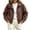 01 Brown, variant on Womens Fall Tops Polka Dot Cropped Jacket Full Zip with Pockets Lightweight Relaxed Fit Spring and Fall