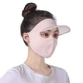 thumbnail image 2 of Shenmeida Wide Brim Breathable Neck Gaiter Balaclava Headwear Face Cover with Ear Loop Ice Silk Sports Face Scarf Outdoors, 2 of 7