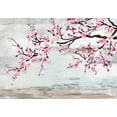 thumbnail image 2 of wall26 - Large Wall Mural - Watercolor Style Ink Painting Pink Cherry Blossom on Abstract Background | Self-Adhesive Vinyl Wallpaper/Removable Modern Wall Decor - 100x144 inches, 2 of 5