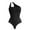 1-1,Black, variant on COMFREE Women's One Shoulder Cutout Front Sleeveless Bodysuit Thong Body Suit Tank Top