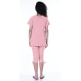 thumbnail image 3 of Moomaya Ensemble de Nuit pour Femmes Capri Coton 2 Pcs Chemises de Nuit, 3 of 6