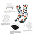 thumbnail image 3 of Honeii Color Balls Print Children's Colorful Socks,Unisex Kids and Toddlers' Cushioned Sock,Kids Athletic Crew Socks,for Everyday Wear and Sports, 3 of 5