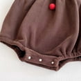 thumbnail image 3 of XFHLMJFF Christmas Tree Romper for Baby Corduroy Classic Colored Sleeveless Coveralls Girls Boys Romper Onesie 0-3 Months, 3 of 6