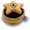 Mince Pie Nose, variant on Christmas Santa Hat Plush (Small Size), Cute Soft Squeaky X'Mas with Pocket, Wearable Play Design, Crinkle Sound, for Small & Medium Dogs
